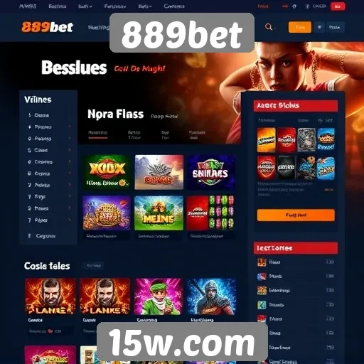 Análise da interface do usuário no site 889bet